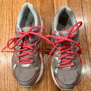 Asics Women's Athletic Shoes - Gray and Pink